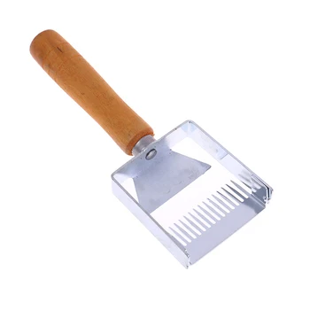 

1 pcs Stainless steel Two in one Honey cutting knife Honey fork Beekeeping Scraper Bee toolBeekeeping tools Needle shovel