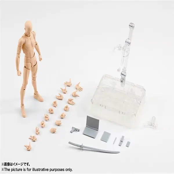 Высокое качество тела Кун/тело Чан BJD серый цвет Ver. Черный оранжевый ПВХ фигурка Коллекционная модель игрушки