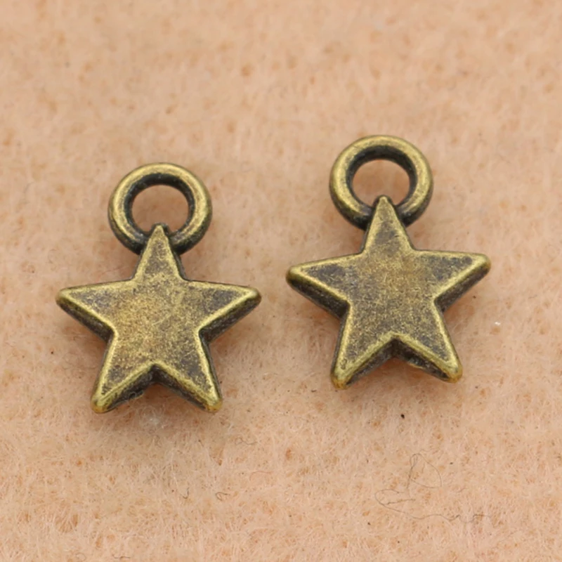 20 шт. тибетские посеребренные Подвески для браслетов|pendants for bracelets|star charmcharm pendant |
