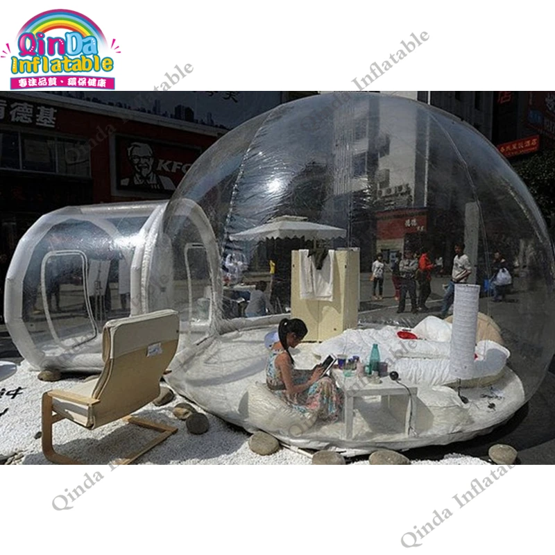 inflatable transparent camping bubble tent06