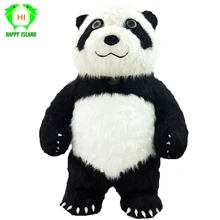 Стиль 2,6 м высокие китайские панды надувные костюмы для Хэллоуина Костюм для косплея для 1,6 M-1,85 M взрослых