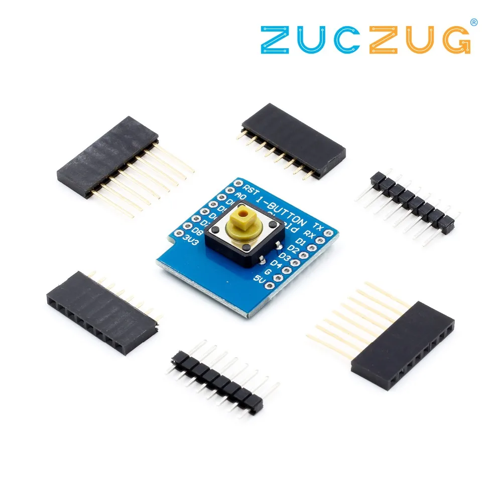 

One Button Shield For WeMos D1 Mini Button For Wemos Diy Electronic PCB Board D1 Mini Button Module With Pin