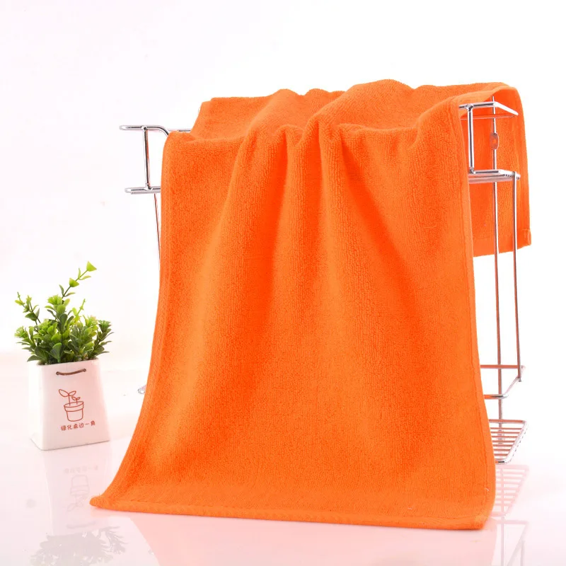 Хлопок оранжевый полотенце для лица для отеля на заказ банное полотенце с вышивкой индивидуальное Спортивное пляжное полотенце подарок с логотипом - Цвет: 6 pieces white