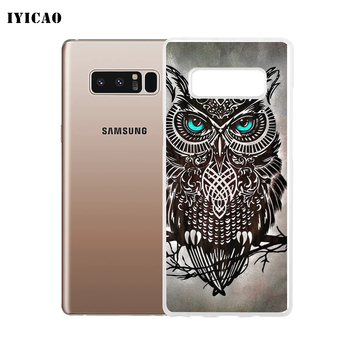 IYICAO Мягкий силиконовый чехол для телефона Samsung A5 A6 Plus A7 A8 A9 J3 J5 J7 Note 8 9