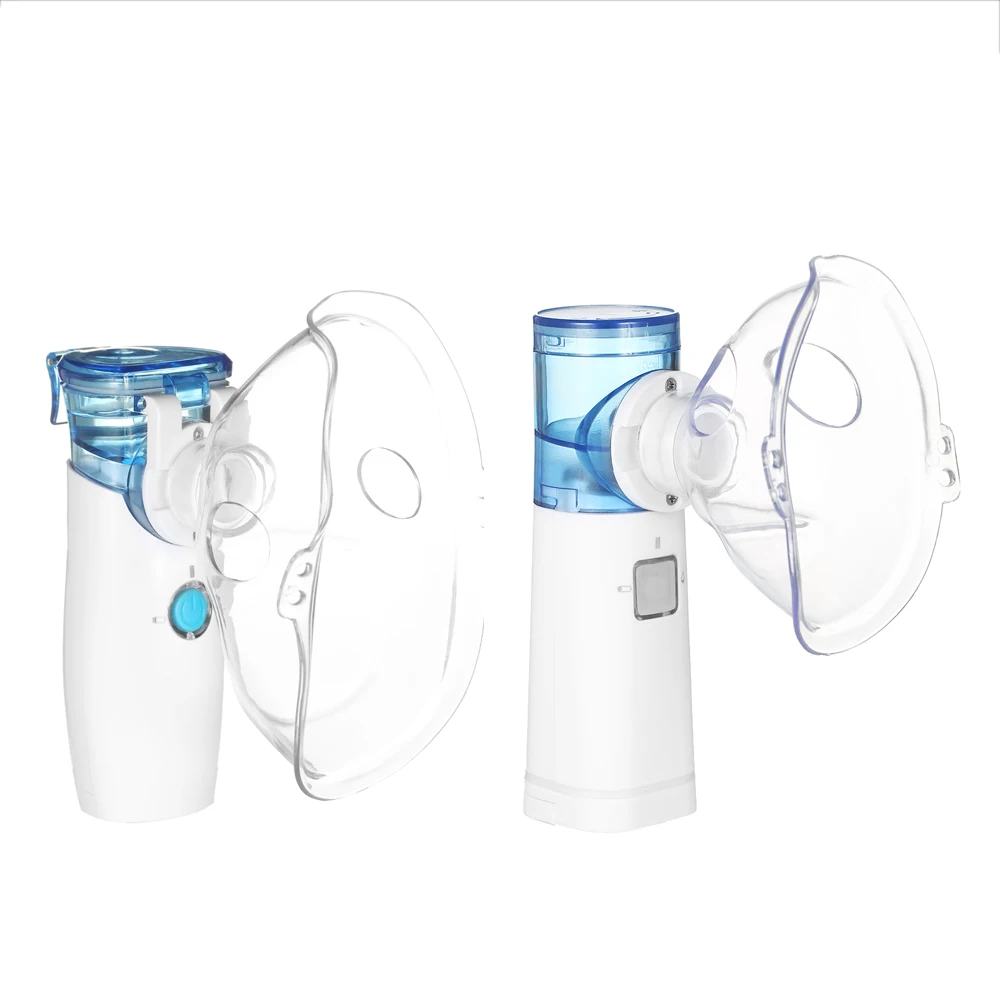 Mesh Ultrasonic Nebulizer With Mask Medical Handheld Steam Automizer Mist Inhaler For Asthma