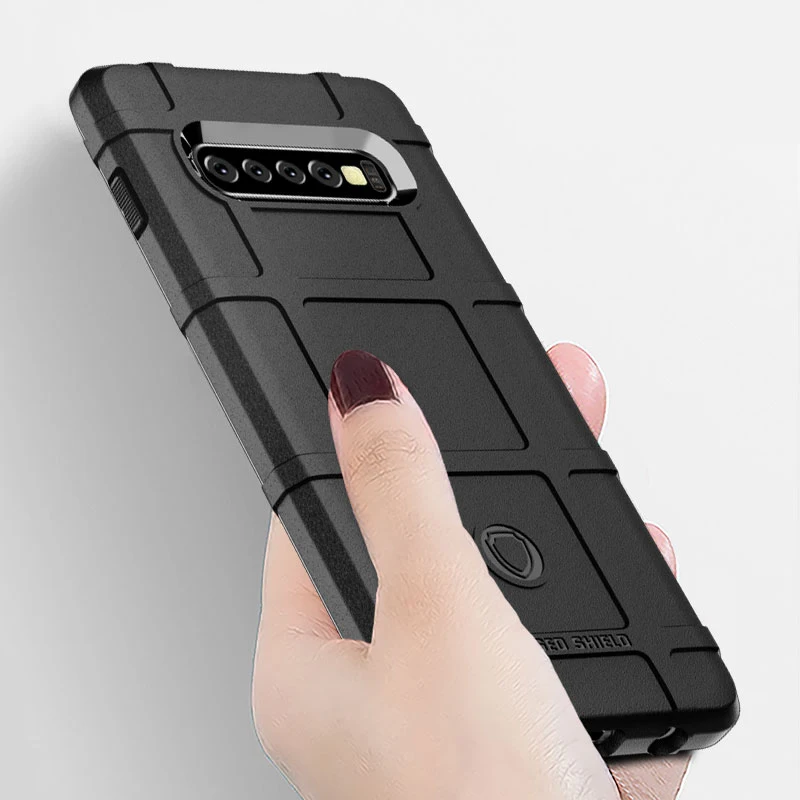 

Rugged Shield Shockproof Hybrid Rubber Armor Case for Samsung Galaxy S10 S9 S8 Plus Note8 Note9 A7 A9 2018 A8s A9s Case