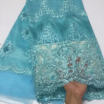 

2018 Selling high quality guipure lace fabric African cord lace fabric for nigerian France lace fabrics women party dress lace
