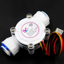 3/" быстрая посадка пластиковые турбины зал датчик расхода воды метр для жидкости воды id10 мм