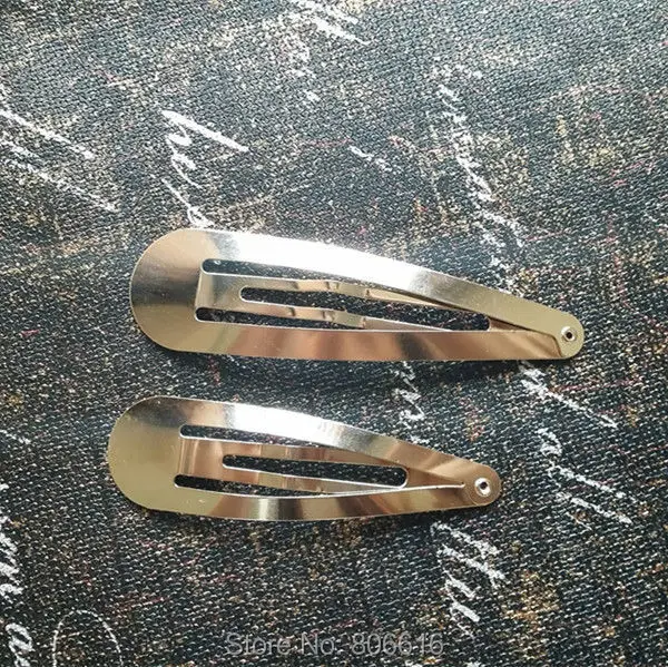 Aa 80mm60mm 50pcs Nickel Color Thick Metal Bobby Pin Hairpins