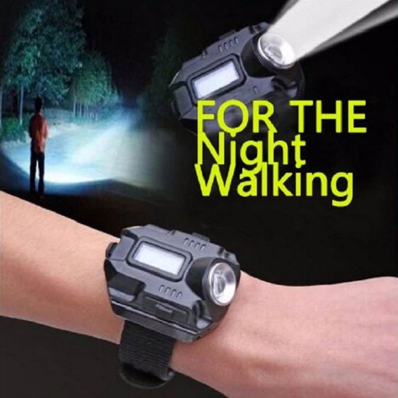 

Emergency led light flashlight usb light flashlight multi-function watch light with battery