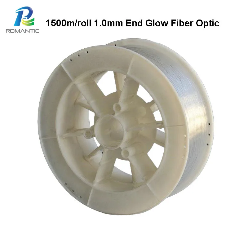 1.0mm 1500m Led Optic Fiber Lights PMMA Plastic Fibre Optique Light