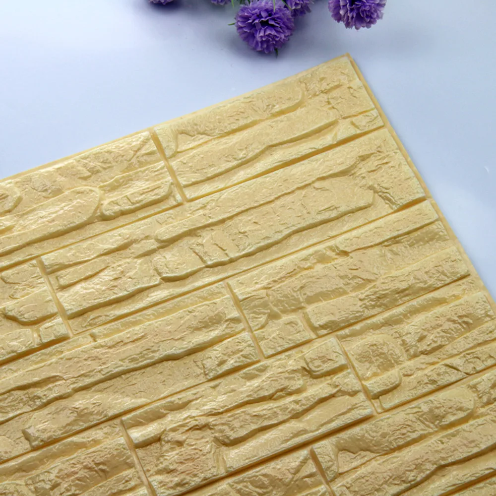 

Dropshipping DIY 3D Brick PE Foam Wallpaper Panels Room Decal Stone Decoration Embossed