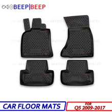 Для Audi Q5 2009- автомобильные коврики ковры авто коврик пыли доказательство воды для стильного интерьера в автомобиле, украшение защиты