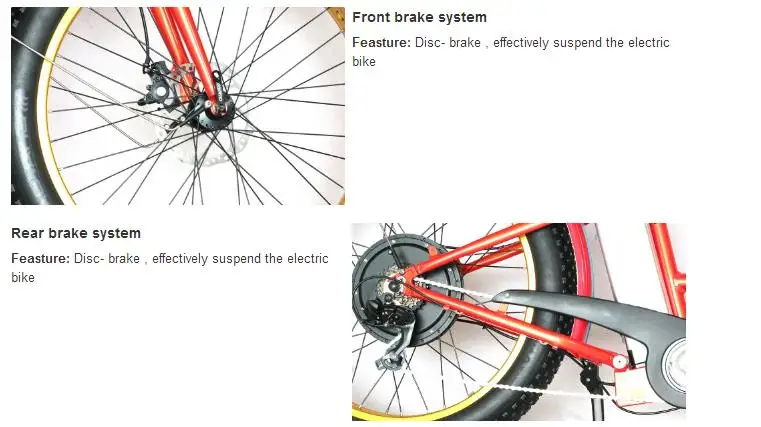 Flash Deal 48v Electric Fat Bike with 500w Brushless Rear Hub Motor Beach Cruiser for Adult 26*4.0 Powerful Mountain Fat Electric Bike 6