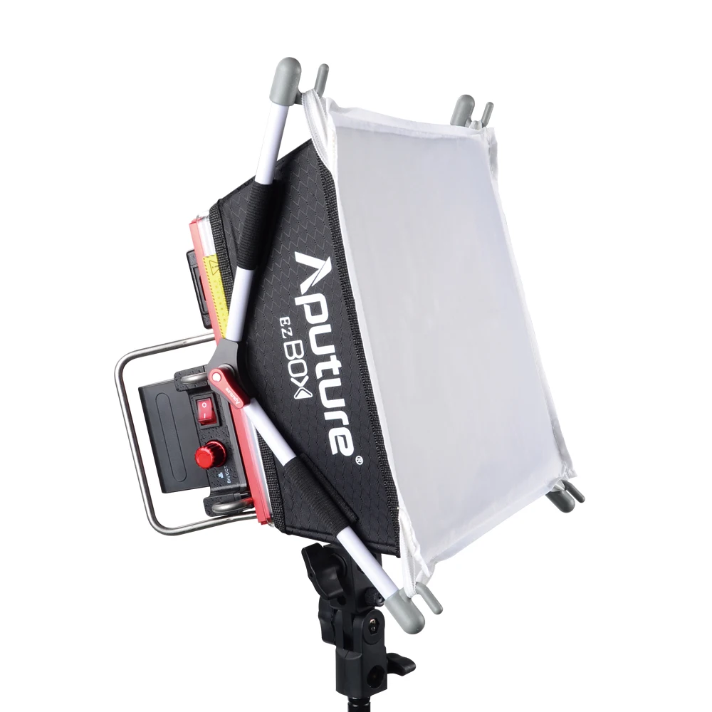 

Aputure Amaran Tri-8c Bi-Color Dimmable Video Photo LED Light Panel with V-Mount Battery Plate EZ Box Diffuser 2*F970 Batteries