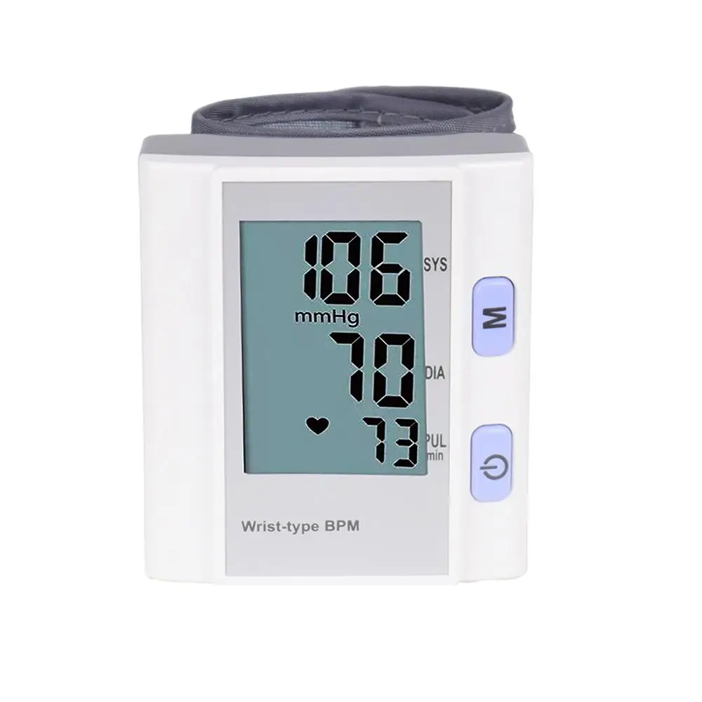 

Digital LCD Wrist Blood Pressure Monitor Heart Beat Rate Meter Automatic Arm Wrist Pulse Tester