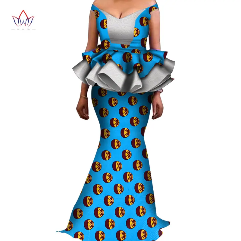 

2019 Autumn Skirt Set African Designed Traditional Print Clothing Plus Size Skirt Set women's clothing african prints 5xl WY3352