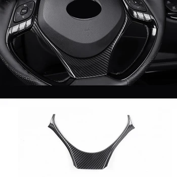 

For Toyota CHR C-HR 2016 2017 2018 ABS Plastic Interior Steering Wheel U Shape Decoration Cover Trim Car Accessories 1pcs