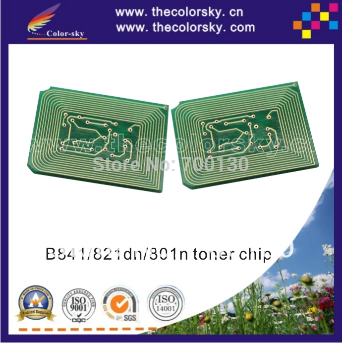 12PCS/Lot Toner Cartridge Reset Chip for OKI B841 B821dn B801n B821 B801 B 841 821dn 801n 821 dn 801 n 10k bk (TY-OB801) | Компьютеры и