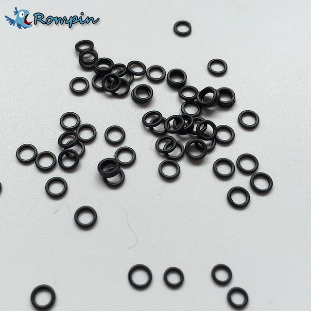 Rompin 100pcs/bag 3.1mm 3.7mm Carp Fishing Round Rig Ring fishing tackle  accessories Quick change O rings - AliExpress