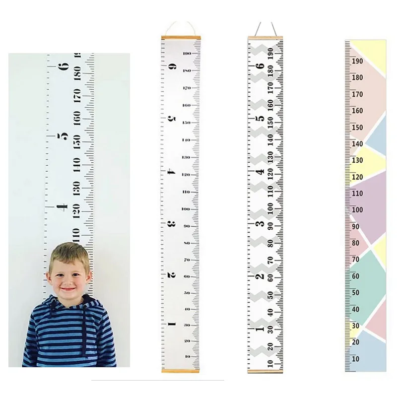 

Kids Height Measuring Ruler Children Wall Hanging Growth Chart Wall Sticker Ruler Bedroom Wall Decals Baby Height Record Gift