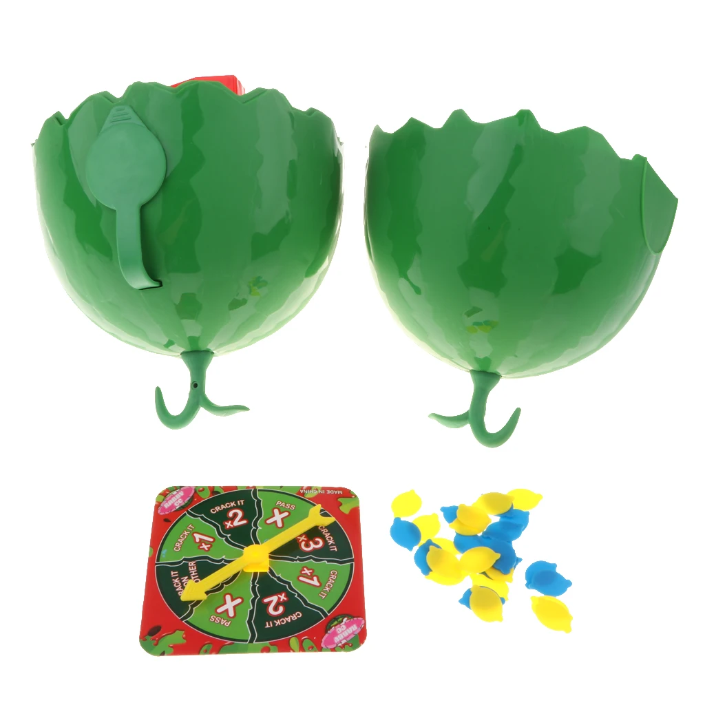 Fun Water Challenge Toy - Watermelon Crack Game Party Roulette Game Prank Toys for Kids and Adult Family Game Props