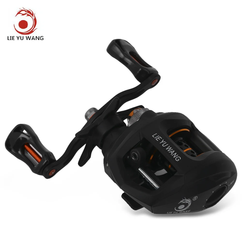 

LIE YU WANG LC 10 + 1 Bearings Fishing Reel Gear Ratio Up to 6.3:1 Water Drop Wheel Bait Casting Left Right Handle 2017 NEW
