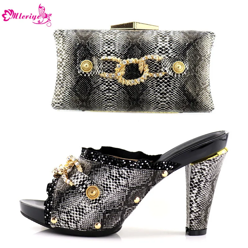 

Latest African Matching Shoes and Bags Italian In Women Shoe and Bag Set New 2019 Matching Italian Shoe and Bag Set for Wedding
