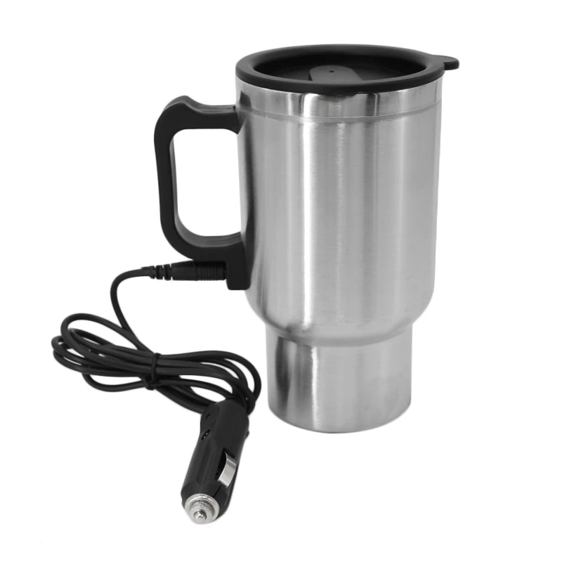 Details about   Travel 12V Car Thermos Thermal Heating Mug Cup Kettle Adapter Heated Auto L0M5 