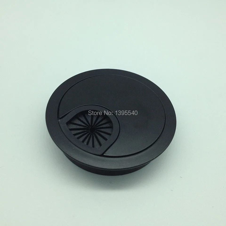 Black Zinc Alloy Computer Desk Wire Cover 1.jpg