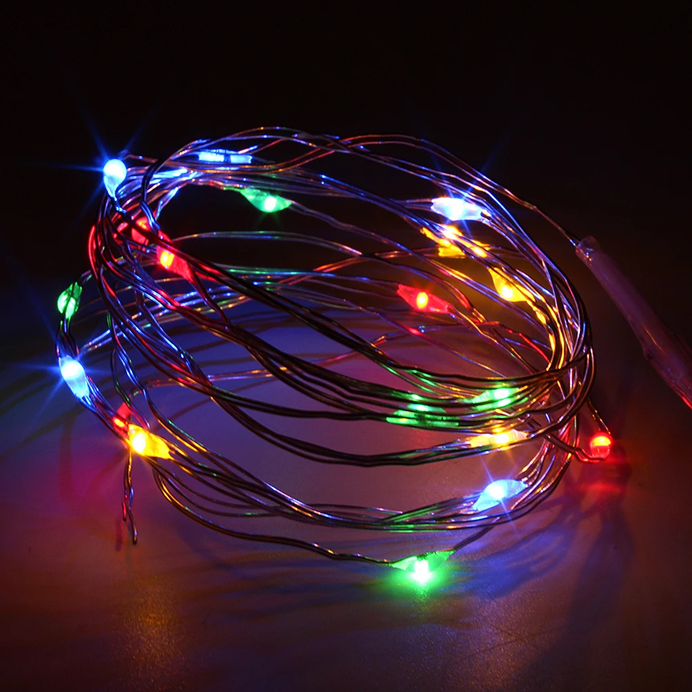 Fairy Lights Photo Clip LED String Lights Party Chain Battery Operated Garland Christmas Decoration Wedding RGB LED Light String