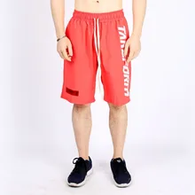 Мужские быстросохнущие шорты мужские s короткие свободные брюки фитнес бодибилдинг; бег мужские s брендовые прочные треники фитнес тренировки Короткие