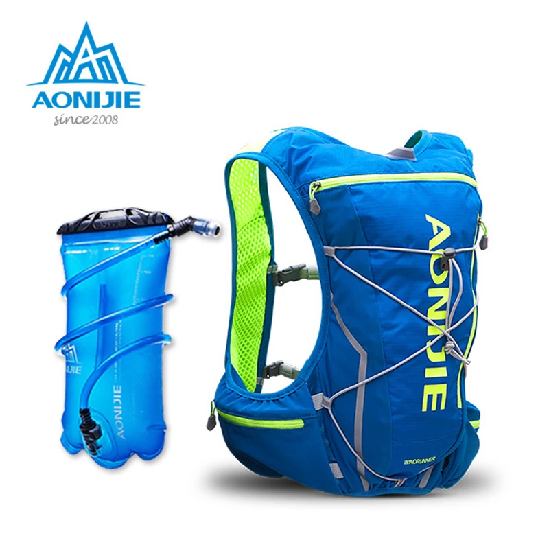 

New AONIJIE E904S Nylon 10L Outdoor Bags Hiking Backpack Vest Professional Marathon Running Cycling Backpack for 2L Water Bag