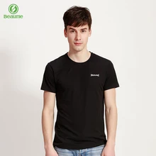 Beaume Мужская Удобная дышащая быстросохнущая футболка с короткими рукавами и круглым вырезом feat72125