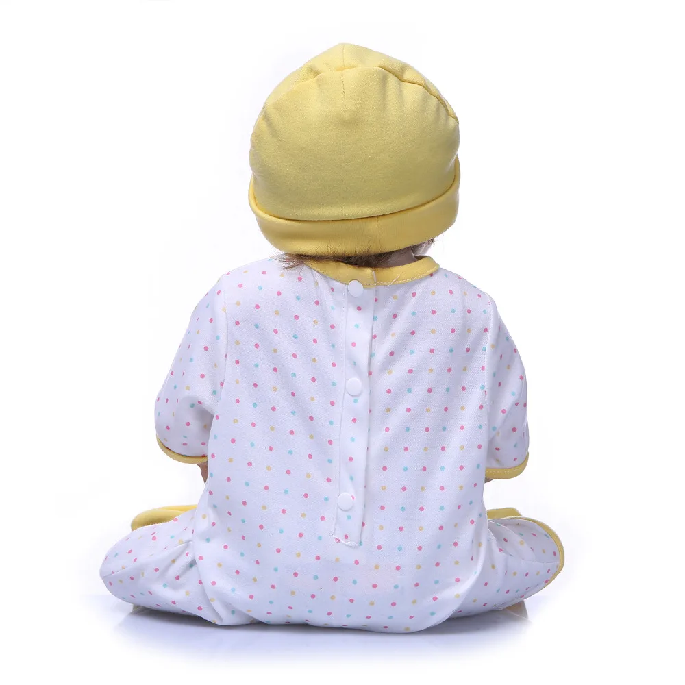 Nicery 22 дюйма 55 см Bebe Reborn Doll Жесткий Силиконовый мальчик девочка игрушка Baby подарок