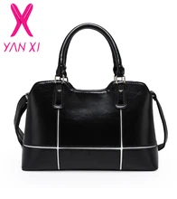 YANXI 2017 Vente Chaude arrivent 5 couleurs d’affaires solide sacs à main d’épaule fourre-tout designer PU cuir messenger haute qualité femmes sac