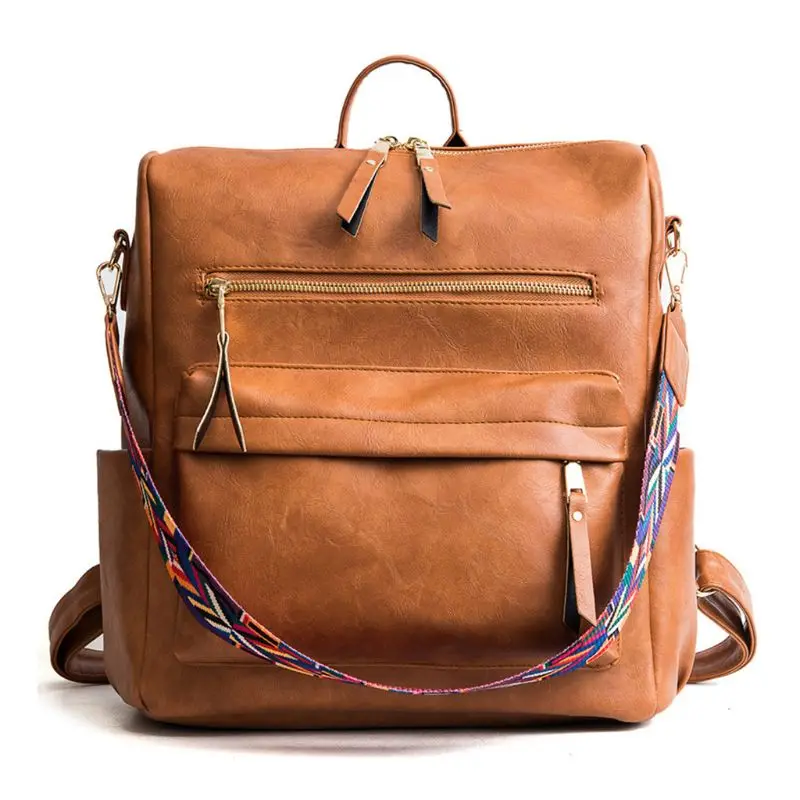 

Fashion Women Lady School Leather Girls Backpack Travel Rucksack bags Shoulder Bag