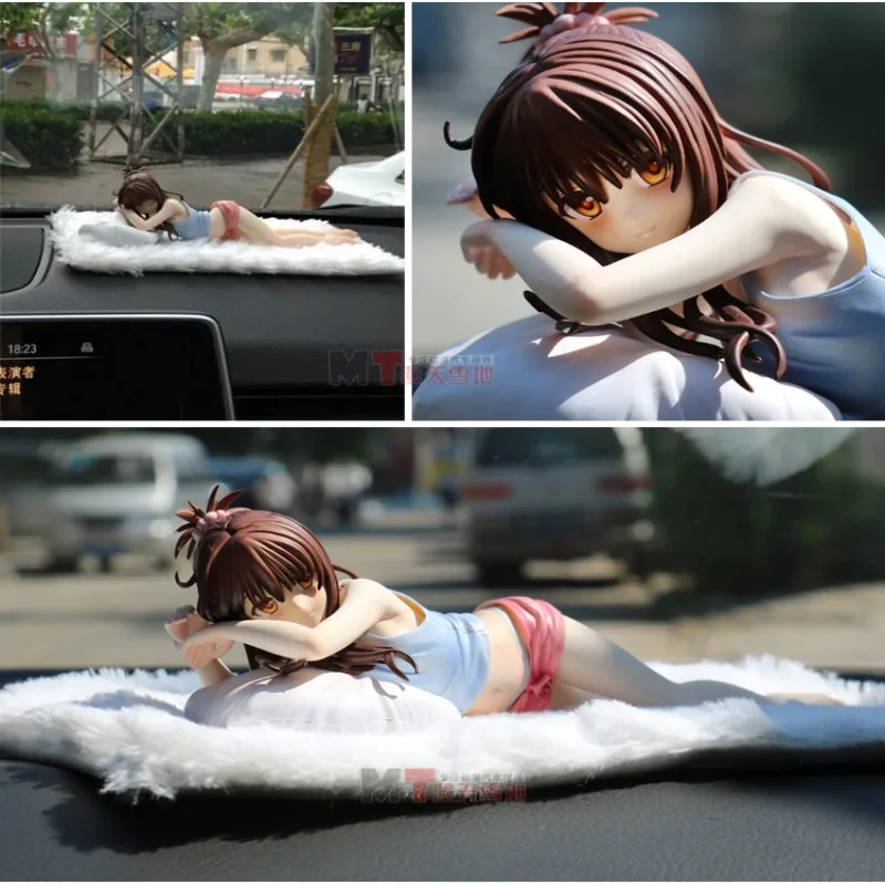 

car ornaments lovely Lying down girl doll can change clothes cool styling gift for friend