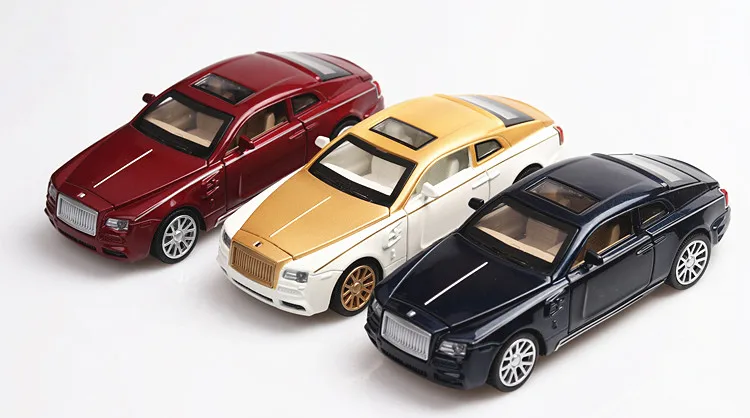 1:32 Rolls-Royce Phantom Diecasts& Toy Vehicles модель автомобиля со звуком и светильник коллекция автомобиля игрушки для мальчика Детский подарок