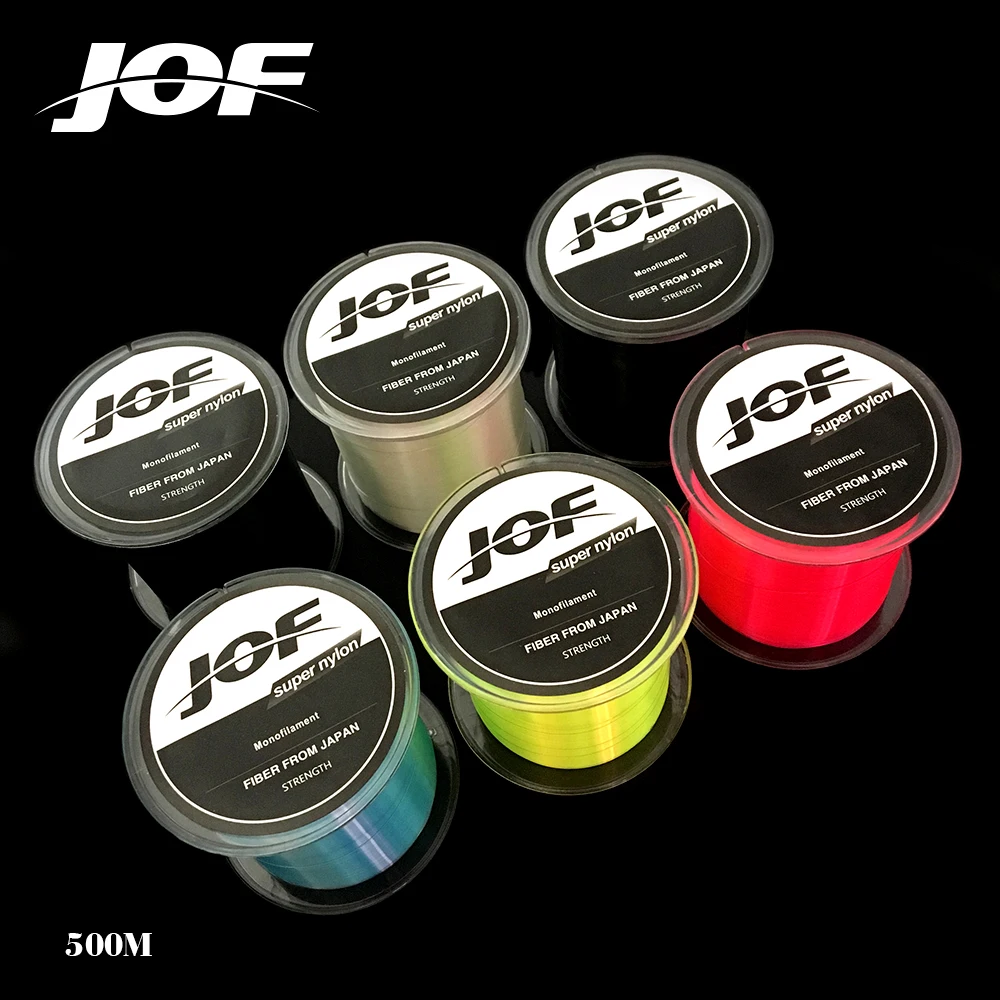 

2 Pieces 500m Nylon Fishing Line Japanese Durable Monofilament Rock Sea Fishing