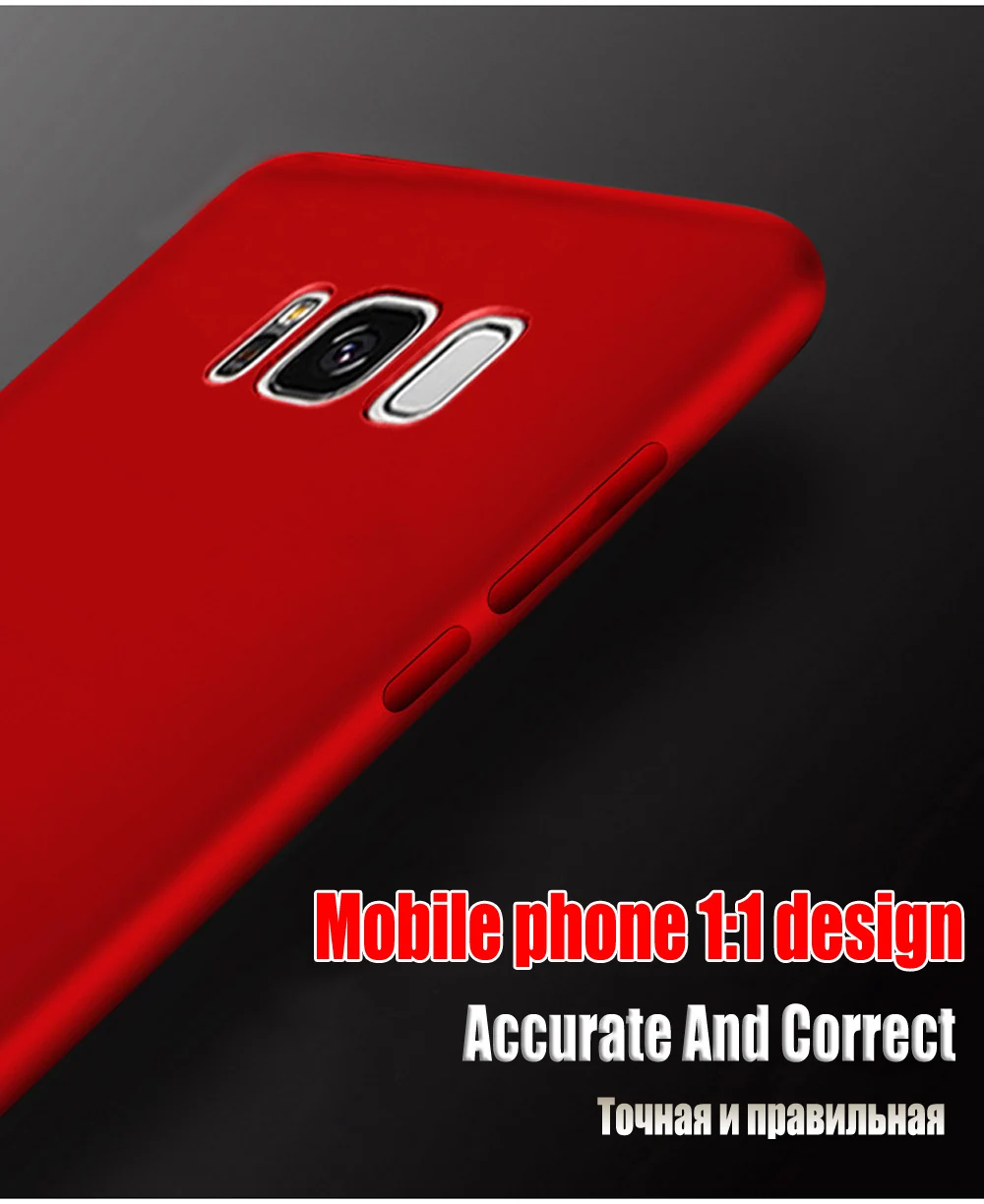 Luxury 360 Full Body Cover Case For Samsung Galaxy S8 S8 Plus Cases Ultra Thin Protection For S7 S7 Edge S6 S6 Edge Note 8 Case8