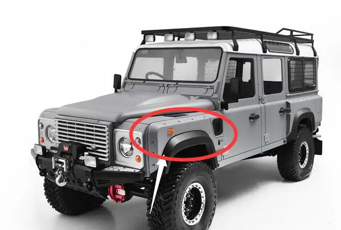 Широкоугольный Радиоуправляемый грузовик KAHN масштаб 1/10 RC4WDD D90/110 Defender ROVER LAND