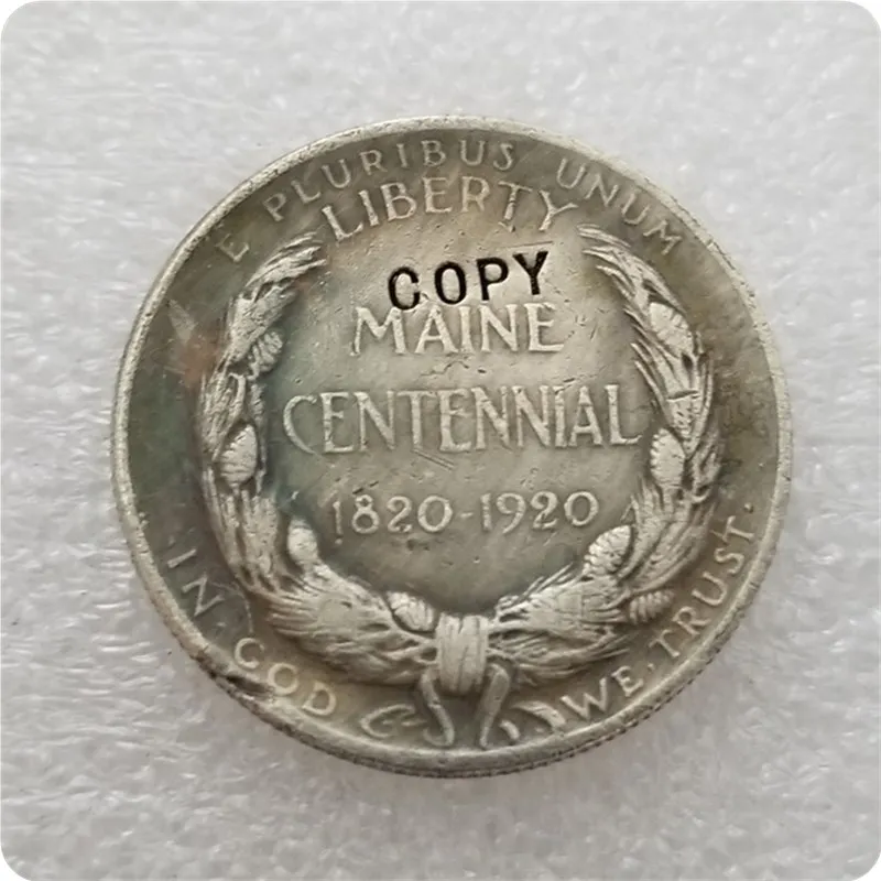 Копия Реплика 1920 Мэн юбилейные 50 центов копия монет