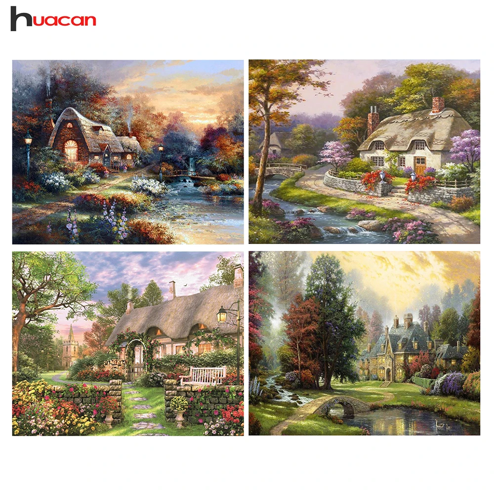 

Diamond Painting,Crystal,House&Forest,DIY,Cross Stitch,Pattern,Diamond Embroidery,Home Decor,Needlework,Landscape Series