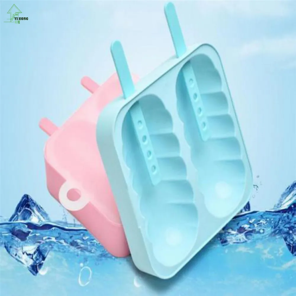 2017 Creative Ice Cream Mold Lolly DIY Maker Mol Tray Pan Homemade Frozen Ice Cream Mould Kitchen Tools Mayitr