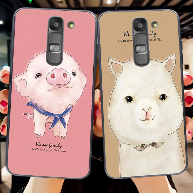

Cute Animal Soft Silicone Case For LG G4 H818 F500K 3D Emboss Funny Rabbit TPU Back Cover For LG Magna / G4C H502f