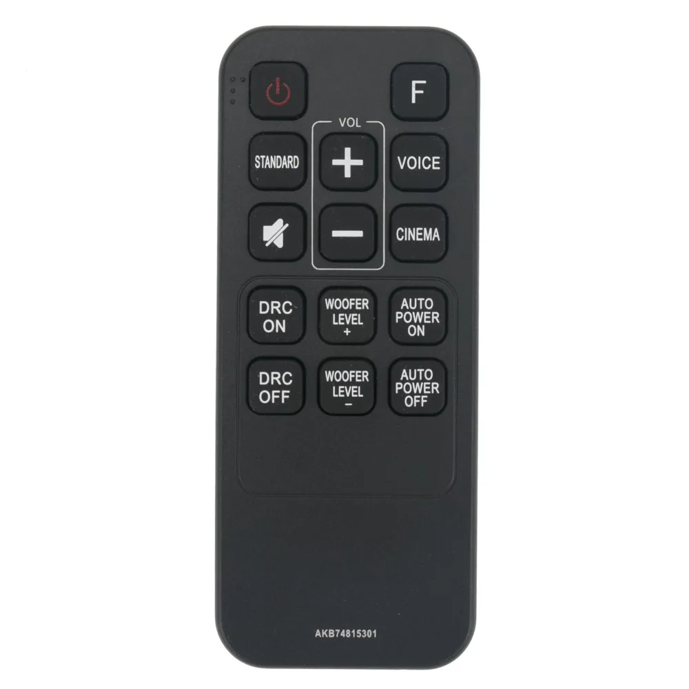 Новый пульт дистанционного управления AKB74815301 для LG Soundbar S55A3 D LAS454B S45A1 LAS453B