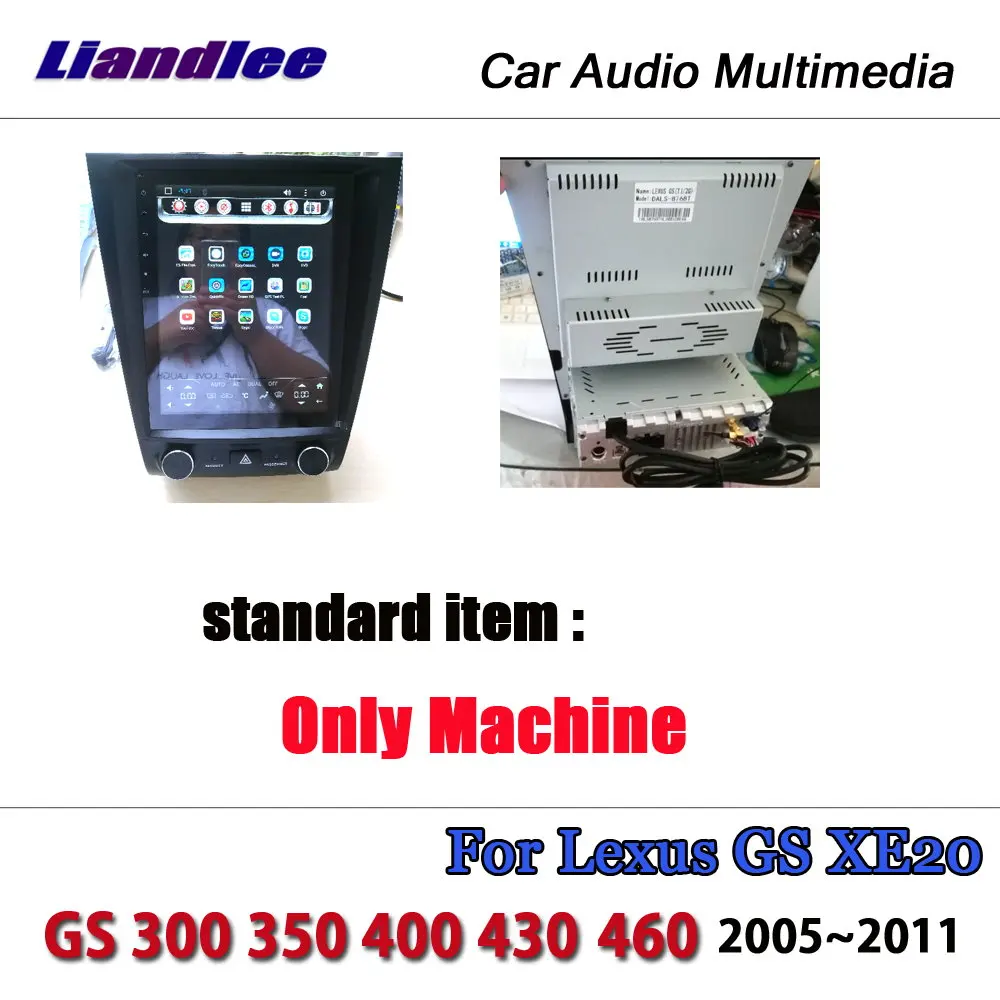 Liandlee 10," Tesla вертикальный экран для Lexus GS XE20 GS 300 350 400 430 460 Android BT DAB карта gps Navi навигация Мультимедиа - Цвет: machine
