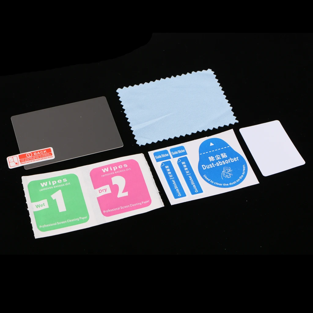 For Fujifilm X-Pro 2 LCD Display Screen Protector Set Kit Tempered Glass Film 0.33mm Ultra-thin High Sensitivity