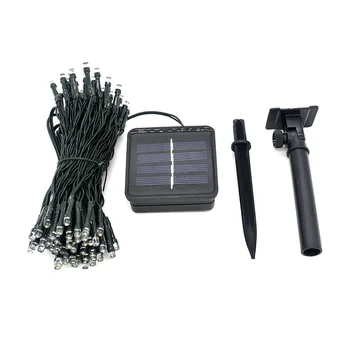 

12m 100led Solar Powered LED String Lights Holiday Fairy Light Party waterproof outdoor Christmas tree Garden light Decoration